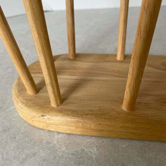 MCM Mid-Century Modern Wood Magazine Holder - Picture 5 of 5